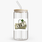 Банка с бамбуковой крышкой