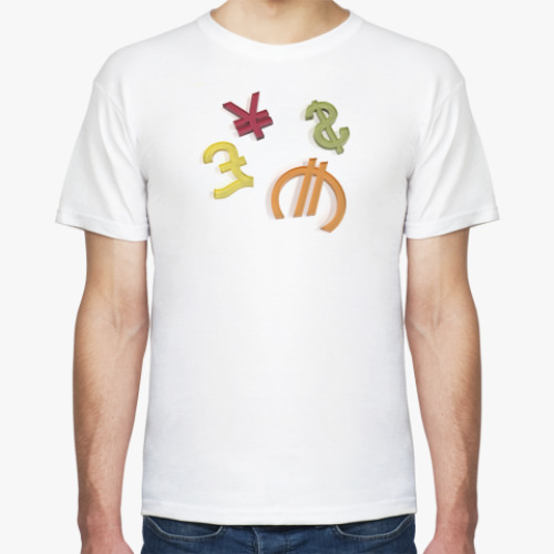 Футболка с принтом Деньги