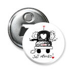 Магнит-открывашка 58 мм Just Married