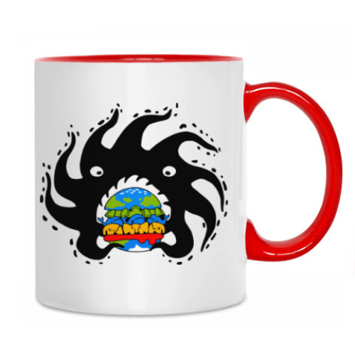 Кружка Black hole eating a globurger