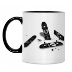 Кружка двухцветная