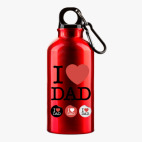 Металлическая бутылка 400 мл UV-DTF