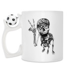 Кружка с футбольным мячиком