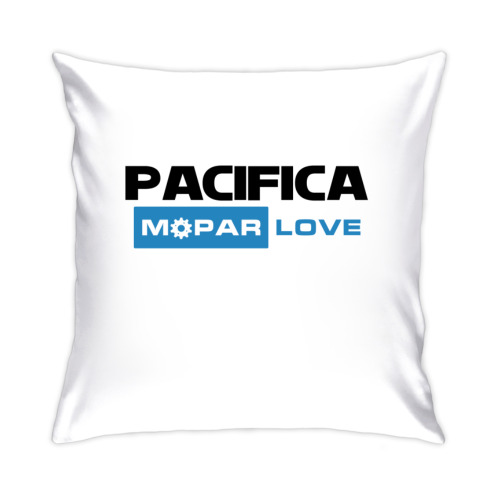 Подушка с принтом Mopar Love
