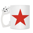 Кружка с футбольным мячиком