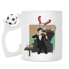 Кружка с футбольным мячиком