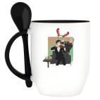 Кружка с ложкой