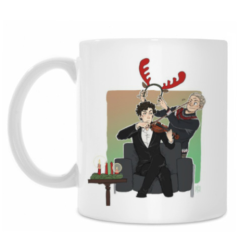 Кружка с принтом Шерлок