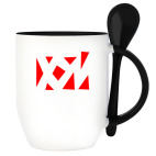 Кружка с ложкой