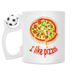 Кружка с футбольным мячиком