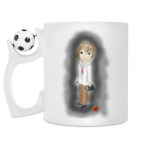 Кружка с футбольным мячиком