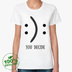 Женская футболка органик