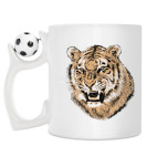 Кружка с футбольным мячиком