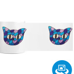 Котик витражный