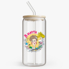 Банка с бамбуковой крышкой