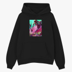 Толстовка худи оверсайз