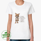 Женская футболка органик