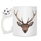 Кружка с футбольным мячиком