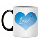 Кружка двухцветная