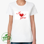 Женская футболка органик