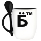 Кружка с ложкой