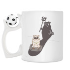 Кружка с футбольным мячиком