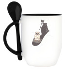 Кружка с ложкой