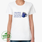 Женская футболка органик