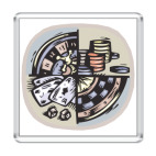 Магнит 6.5 x 6.5 см Игра