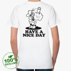 Женская футболка органик