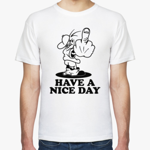 Футболка с принтом Nice Day