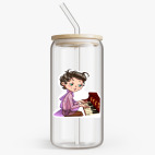 Банка с бамбуковой крышкой