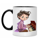 Кружка двухцветная