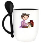 Кружка с ложкой