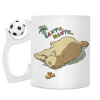 Кружка с футбольным мячиком