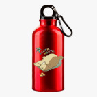 Металлическая бутылка 400 мл UV-DTF