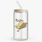 Банка с бамбуковой крышкой