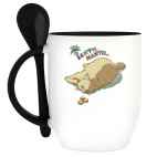 Кружка с ложкой