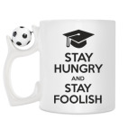 Кружка с футбольным мячиком