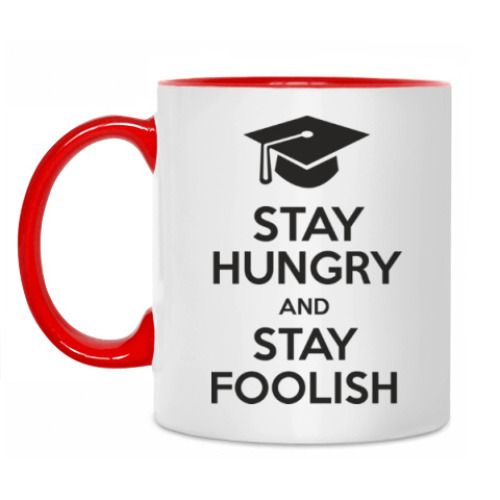 Кружка с принтом  Hungry and foolish