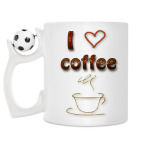 Кружка с футбольным мячиком