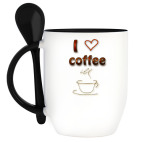 Кружка с ложкой