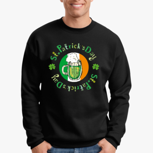 Свитшот с принтом День Святого Патрика