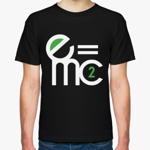 Футболка с принтом  Йа гений