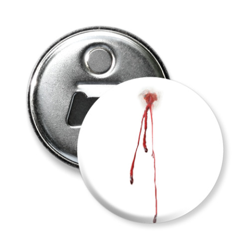 Магнит-открывашка с принтом Shot