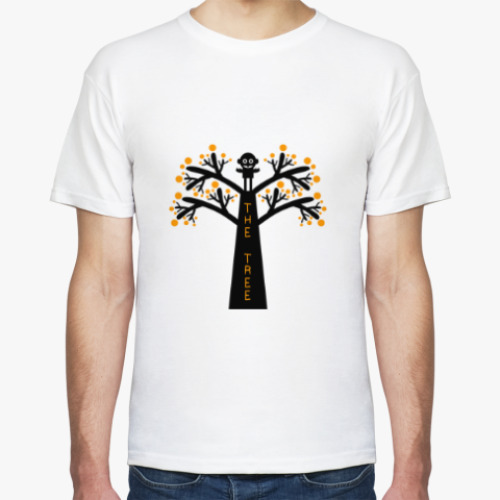 Футболка с принтом Человекодерево