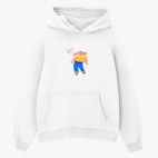 Толстовка худи оверсайз