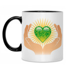 Кружка двухцветная