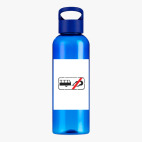 Прозрачная спортивная бутылка