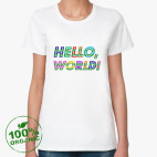 Женская футболка органик